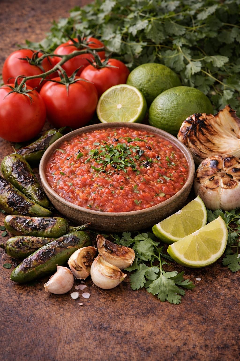 Roasted Red salsa
